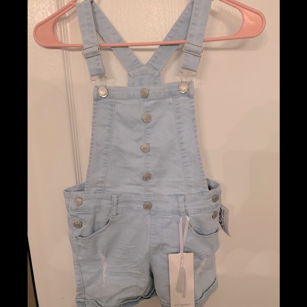 Girls 10/12 Jean Overalls